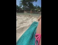 Yellow bikini pond water