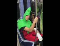 15Feeds45 People Dress Up Like Foods On Subway