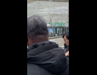 Collab WINY - Motorcycle on fire on side of road