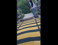 White sandals guy mini golf hits friend 