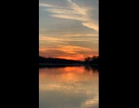 Time lapse sunrise view from the river