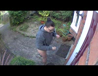 Woman almost left house with no pants on