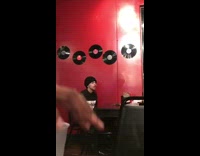 Girl drinks water fail