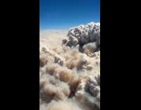 Collab Clips MPUGC - Man shows aerial view of wildfire