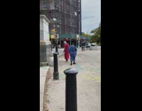 Guy red spartan costume friend blue toga