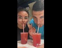 Guy finishes drink race 4 seconds