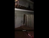 Guy jumps from roof hits face on table 