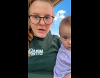 Alert baby ultrasound face