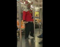 Jolly Cat sings You got that energy and claps, red Mr. Incredibles shirt