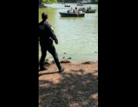 Woman fell in lake cops rescue her Part 1