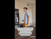 Roommate theater class online warm up dance