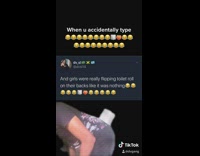 When you accidentally type guy toilet paper 