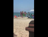 Three girls film tiktok dance boys interrupt 