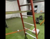 Blue jacket guy golf ball domino effect