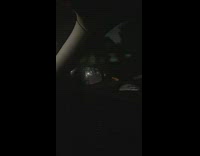 Guy rides electric scooter while standing on mattress