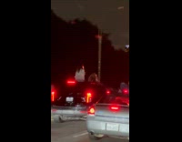 Collab WINY - Women sit on car roof traffic fireworks part 1
