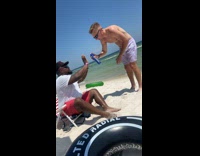 Collab BitchMP - Man putting on sunblock 