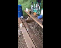 2 guys spin and throw disc 