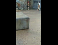 Girl red hair posing star wars land wall