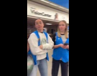 Woman fails to do hack at Walmart 