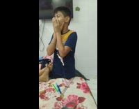 Boy makes high pitched noise to attract dogs 