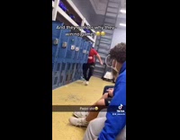 Collab BitchMP - Guy hits head on locker doors to close them 