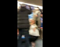 Subway passengers sing christmas song together 