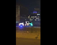 Guy rock music video guitar SUV night