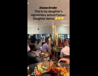 Father daughter elementary dance at school music