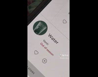 Water out of season in starbucks app