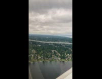 Strange string of air on edge of plane wing 