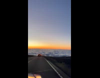 Submitter shows view driving down highway