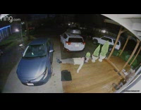 Guy slips on slippery patio fail