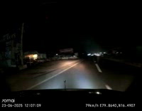 Motorcycle suddenly appear almost caused car accident