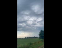 Submitter films cloud formation view from field