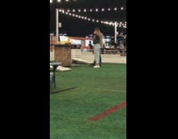 Couple tiktok dance at the rooftop food court