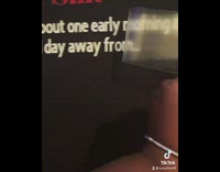 Custom shirt with viral tiktok audio quote printed on