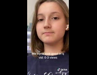 Girl gets views when posting relatable videos 