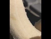 Peeled banana at skate park 
