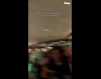 Cruise dance battle in the crowd