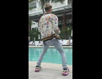Guy dances for video jumps into pool