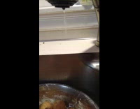 Water drip from the faucet makes rhythm 