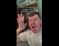 Guy glasses airpods voiceover 