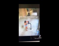 Collab VIBES - Lady knocks over keypad after dropping phone 