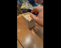 Collab DailyDoseOfInternet - Filmer pulls box to open surprised with toy rat