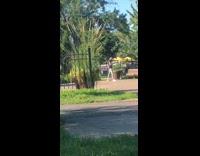 Guy pretends to walk camera tripod pt. 2