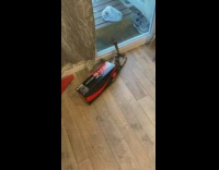 Cat goes inside empty coca cola box 