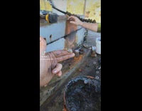 Guy asked if he wants grease all over face 