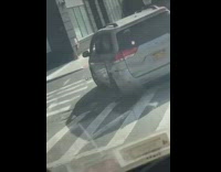 Collab winy - Van drives with dolly as tire