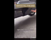 Guy doesnt know if car flipped or sitting upside down 